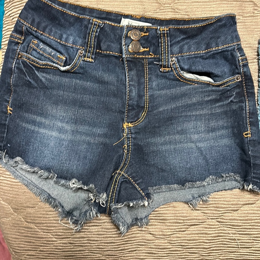 Denim shorts